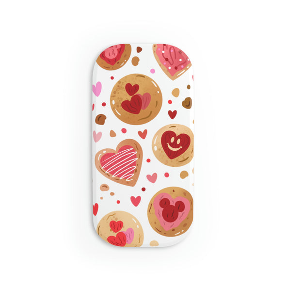 Phone Click-On Grip - Valentine's Day Cookies