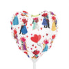 I won't say I'm in Love  - Balloons Heart-shaped, 6"