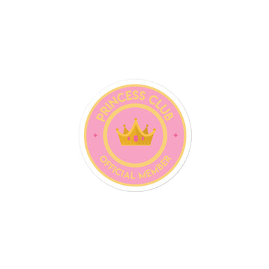 Princess Club- Sticker