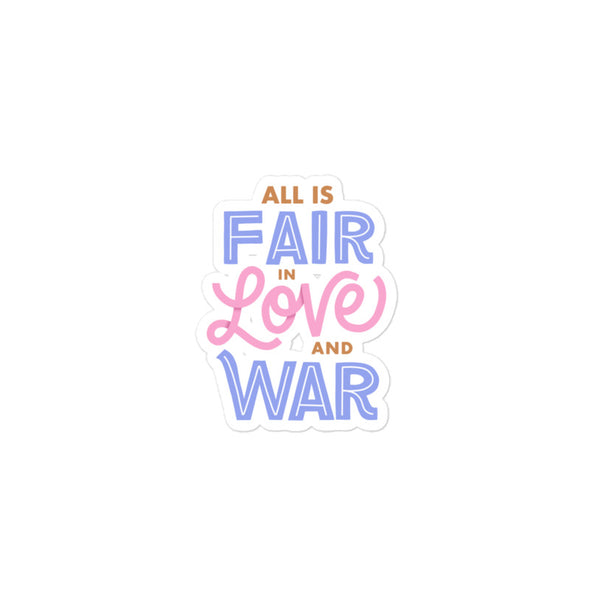Love & War- Sticker